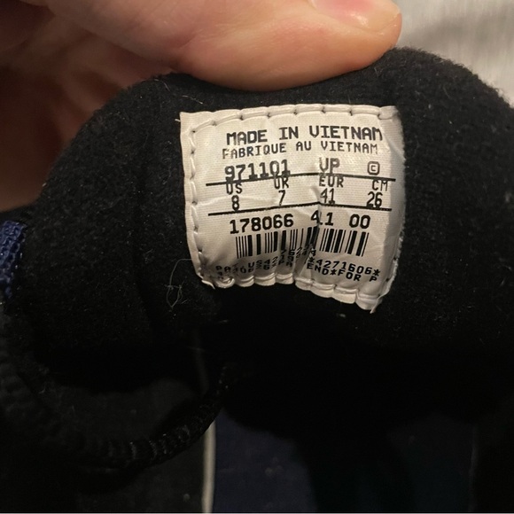 Nike vintage Y2k air blue suede chunky shoes sz 8 - Picture 6 of 6